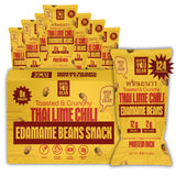 Where You Bean Edamame Snack (Thai Lime Chili) – Wellness Pantry Staple for Mindful Keto and Vegan Snackers, 12g Plant Protein, Pack of 8