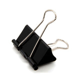 DSTELIN Tempered Steel Binder Clips 1.6 Inch 24-Pack – Spring-Tight Document Fasteners for Shared Desk Clutter Control