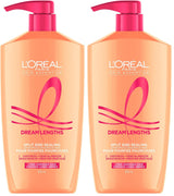 L'Oreal Paris Elvive Dream Lengths Shampoo and Conditioner Set – One Bundle, No Extra Steps, Long Hair Repair Simplified