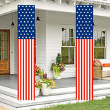 Patriotic Decorations - American Flag Wall Banner Set for Living Room and Indoor Patriotic Styling