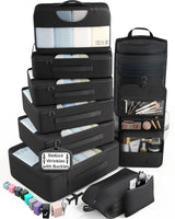 Veken Luggage Organizer Cubes – Efficient Dorm Room Storage Solution for Students Studying Abroad and Frequent Flyers
