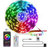 QZYL Minimalist LED Strip Lights, Clean White-Toned RGB Accent for Clutter-Free Spaces