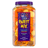Utz Party Mix 26 oz Barrel - Kid-Friendly After-School Snack for Lunchboxes and Playroom Pantry Stocking