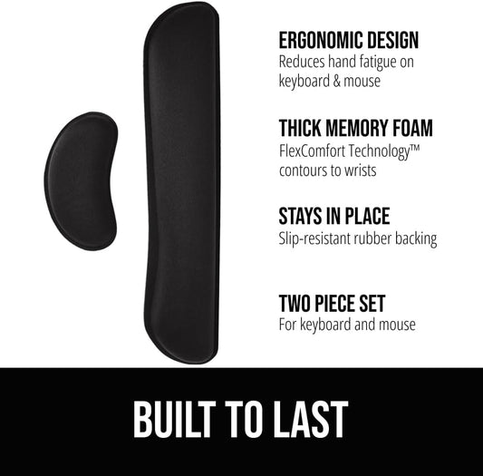 3-layer construction: rubber anti-slip base, memory foam core, soft spandex top