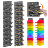 Closet Wall Decor Hat Holder – Matte Black Cap Storage Rack Designed for a Polished, Curated Look