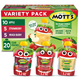Mott's No Sugar Added Fruit Pouches – Apple, Strawberry, Blueberry, Cinnamon Snack Pack for Children and Toddlers