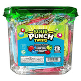 Sour Punch Twists – Road Trip and Travel Snack Candy, Individually Wrapped Chewy Twists for the Car