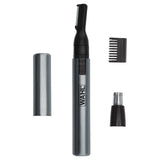 Wahl Micro Groomsman Battery Personal Trimmer – Practical Birthday Gift for Husband, Dual-Head Detail Trimmer with Eyebrow Guide