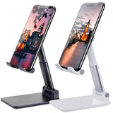 Meetuo Foldable Phone Stand – Eye-Level Screen Support for Study Desk and Workstation Productivity