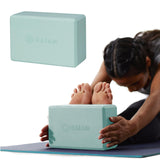 Gaiam Yoga Block, EVA Foam for Balance & Stretch – Deck and Garden Yoga Block, Weather-Friendly Support for Outdoor Routines