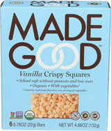 MadeGood Vanilla Crispy Squares – Thoughtful Allergy-Friendly Snack Gift for Parents