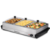 Elite Gourmet EWM-6171 3-Tray Food Warmer – High-End Catering-Grade Buffet Server for the Discerning Home Host