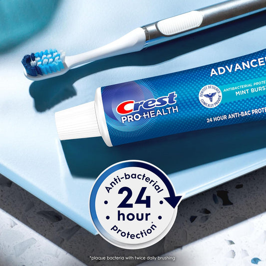 8 clinically proven benefits in one tube: fresh breath, whitening, acid erosion protection, sensitivity relief, cavity protection, gingivitis defense, plaque removal, and tartar control