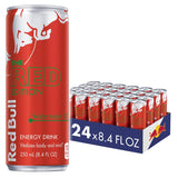 Red Bull Red Edition Watermelon Energy Drink – Holiday Stocking Stuffer for Students and Gamers
