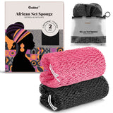 CORATED Designer Mesh Bath Sponge – Pattern-Matched Shower Accessory for Modern Bathroom Style