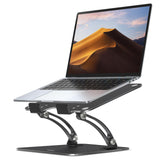 Nulaxy Adjustable Laptop Stand for Desk – Ergonomic Riser for 8-Hour Remote Workdays and Zoom Calls