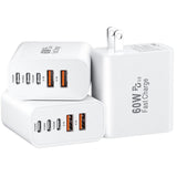 USB C Charger Block – Distraction-Free USB C Hub for Writers and Creators, Single Outlet Multi-Device Charger