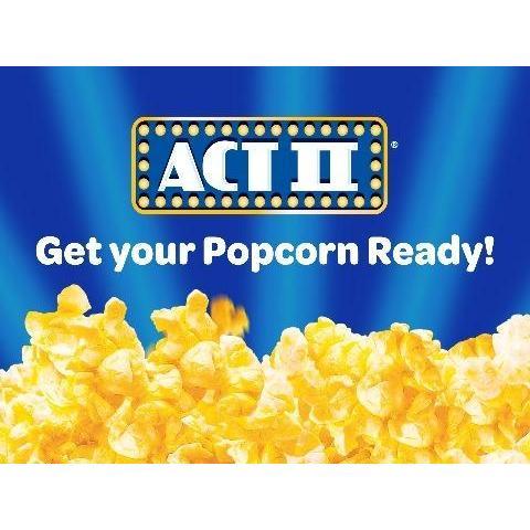 Act II Butter Microwave Popcorn 12-Bag Pack – Valentine's Day and Get-Well Gift for Cozy Nights In, Gluten-Free Snack