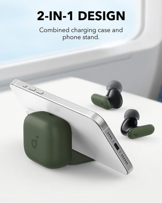 adaptive active noise cancelling up to 42db with automatic level selection