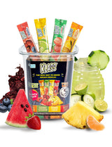 Klass Iced Tea Drink Mix - Sugar-Free Desk Hydration Packets for Focused Workdays and Long Meetings (44 Stick Pack Variety)