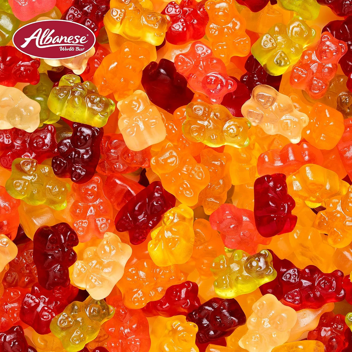 Albanese Exotic Fruit Gummy Bears 25oz – Heat-Stable Candy for Camping, Hiking, and Outdoor Adventure Packing