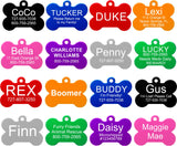 Providence Engraving Custom Pet ID Tag - Durable Outdoor Identification for Hiking, Camping, and Beach Days, Anodized Aluminum