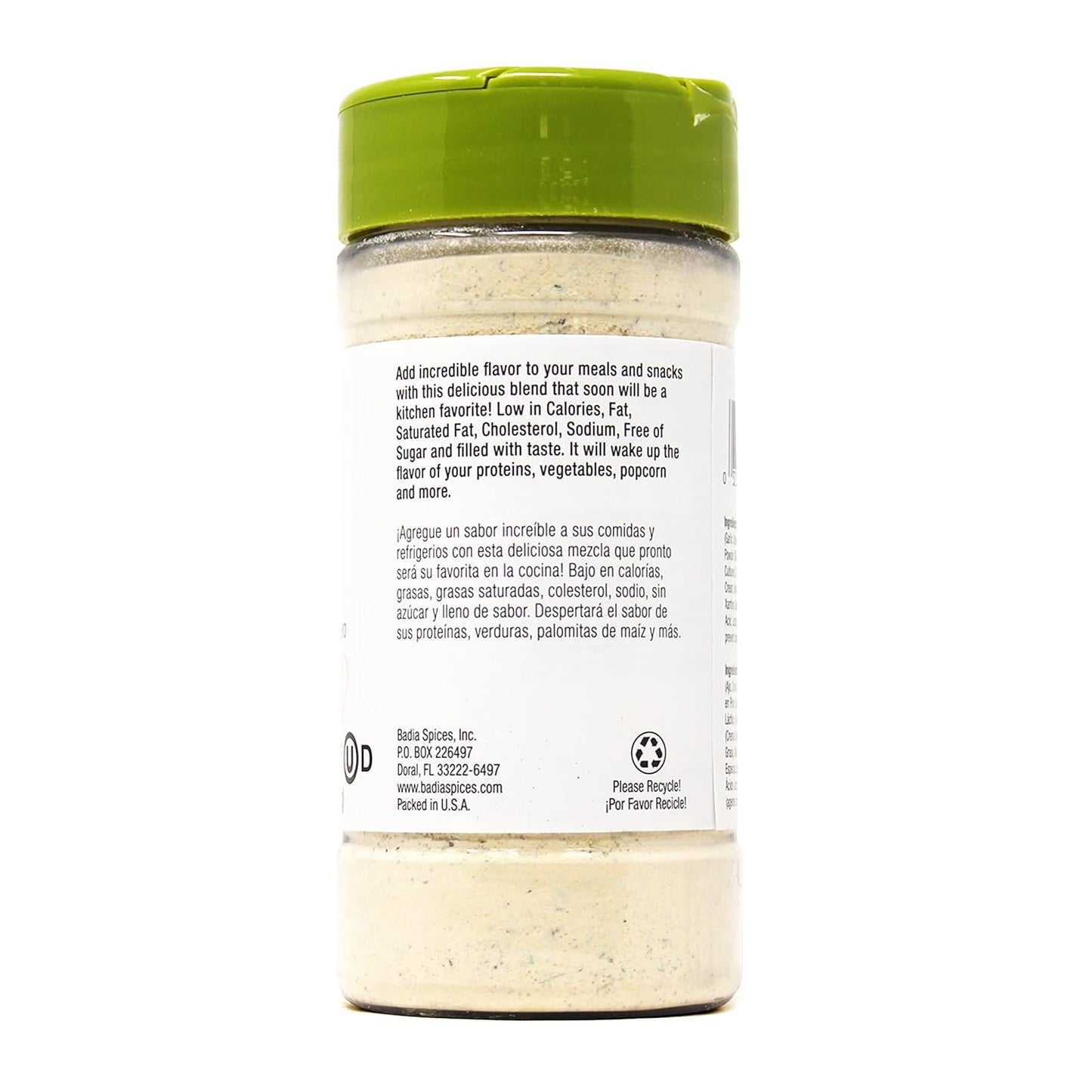 Badia Ranch Seasoning Powder, 5 oz – Clean-Label Ranch Flavor for Uncluttered Kitchens