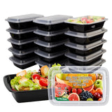 Ezalia 32oz Meal Prep Boxes 15 Pack – Simple Airtight Storage for Less-is-More Pantry Systems