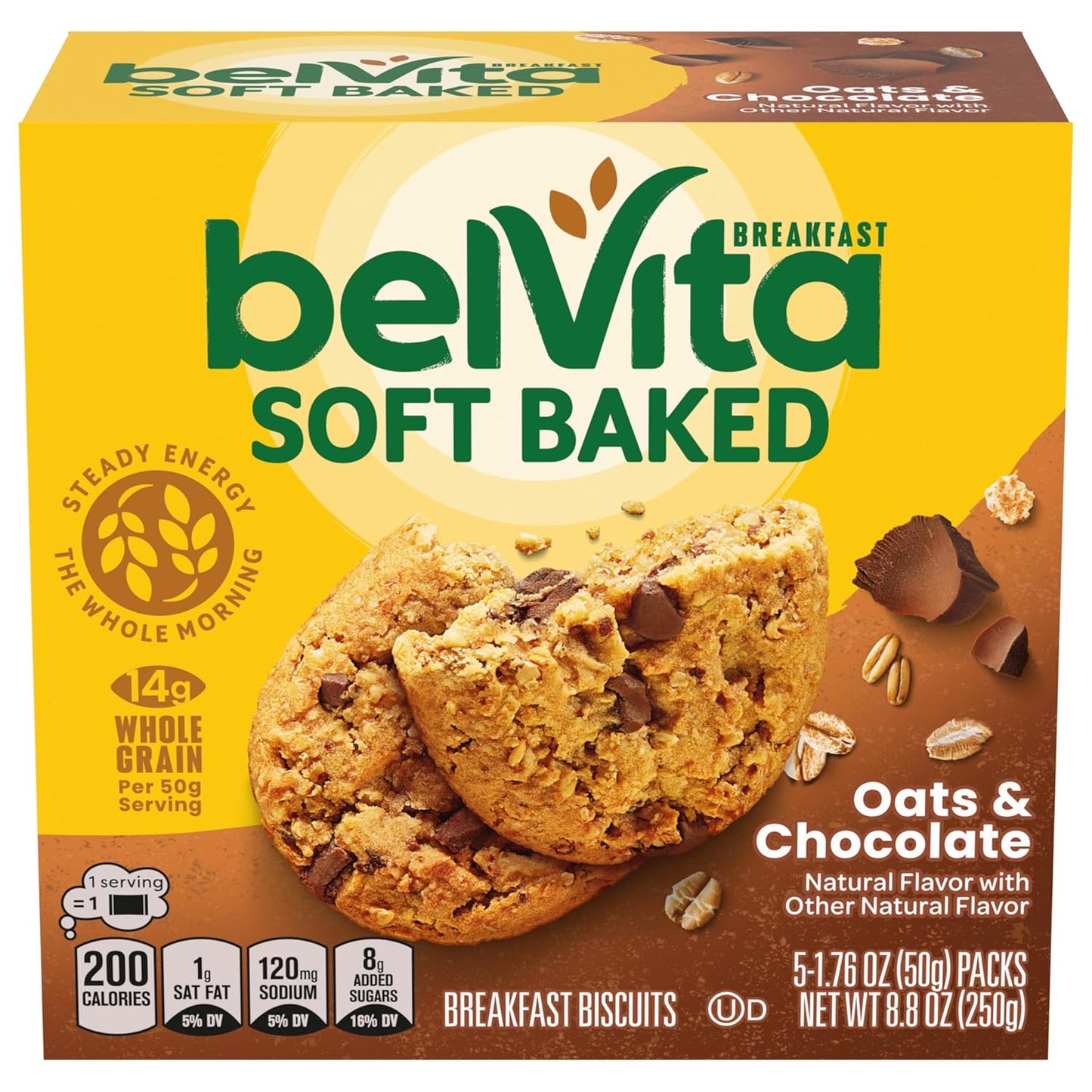 belVita Soft Baked Breakfast Bars Variety Pack – Grab-and-Go Office Breakfast for Busy Workday Mornings