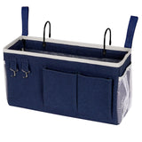 AuroraHome Bedside Caddy for Hostel and Dorm Beds Space Saving Organizer for Students and Their Essentials