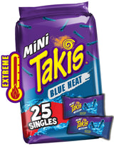 Takis Mini Bite Size Variety Pack – Office Break Room Communal Snack Station, 25 Individually Wrapped Pouches
