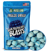 Bliss Life Cotton Candy Freeze Dried Candy for Kids Lunchboxes and After-School Snacks, 1.5oz Crunchy Single-Serve Pouch