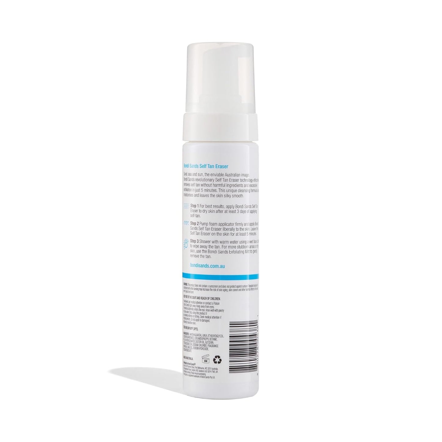 Bondi Sands Self Tan Eraser – Harsh-Chemical-Free Self-Tanner Remover for Family Bathroom Safety