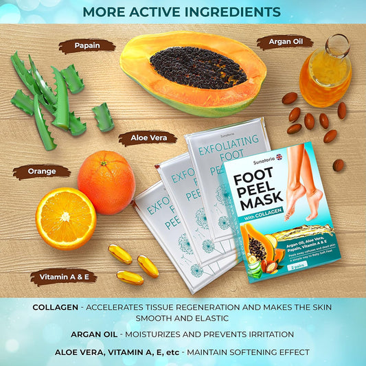 botanical exfoliant blend: aloe vera, lactic acid, and papain enzyme