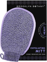 Brooklyn Botany Elite Exfoliating Mitt for Bath and Shower – Heavy Duty Body Scrubber for a Premium Pampering Experience