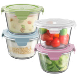 EcoWeave Glass Meal Prep Containers – Secure Airtight Storage for Spill Free Commuter Bags