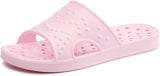 shevalues Hygienic Pool Slides with Drain Holes — Easy-Rinse Sandals for Safer Steps on Wet Surfaces