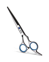 ULG 6.5 Inch Hair Scissors with Storage Case – Holiday Gift for Self-Care Lovers, Convex Edge Cutting Shears for Beginners