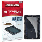Catchmaster Sticky Mouse Traps – Cold-Resistant Adhesive Boards for Winter Rodent Control in Garages, Sheds, and Outdoor Storage Areas