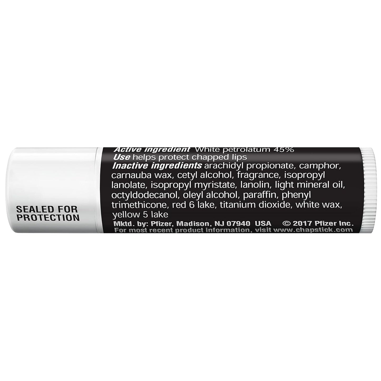 ChapStick Classic Original Lip Balm Tubes – Streamlined Lip Care Staple for Capsule Bathroom Counters and Clean Vanity Displays
