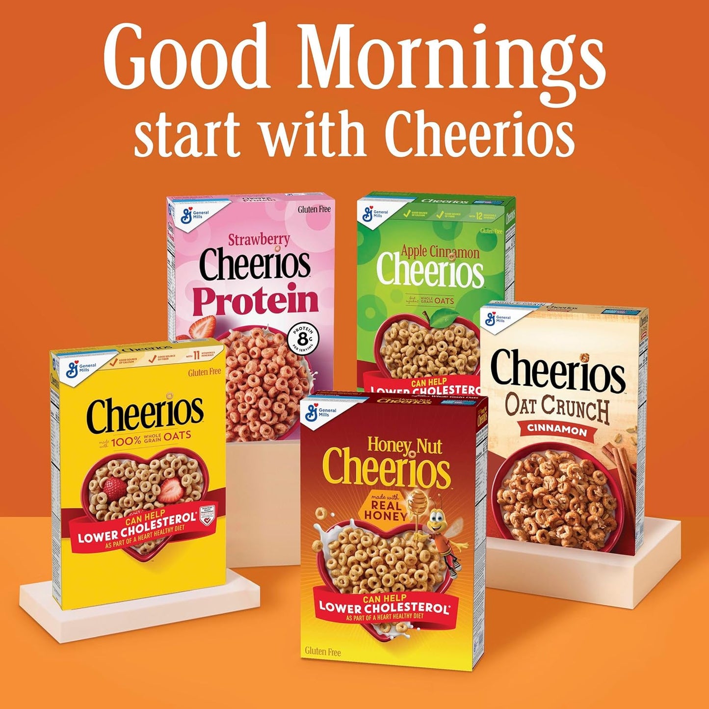 Cheerios Hearty Nut Medley Maple Cinnamon – Kid-Friendly Whole Grain Cereal for Lunchboxes and After-School Snacks, 20 oz