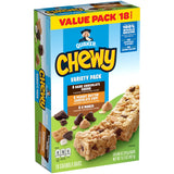 Quaker Chewy Granola Bars Variety Pack – Better-for-You Pantry Snack, 8g Whole Grains Per Bar