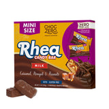ChocZero Rhea Mini Bars – Monk Fruit Sweetened Mini Chocolate for Clean Label Pantry Stocking, 15 Count