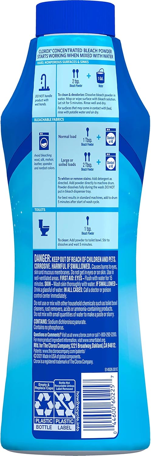 Clorox Bleach Powder – Fresh-Smelling Laundry Refresh for Mindful Home Routines