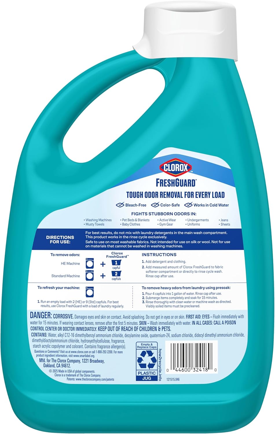 Clorox FreshGuard Laundry Odor Remover Thoughtful Housewarming Gift, Clean Linen Scent Laundry Upgrade for New Homeowners