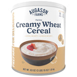 Augason Farms Creamy Wheat Cereal Can – Family-Safe Long-Term Food Storage for Power Outages, 55 Servings