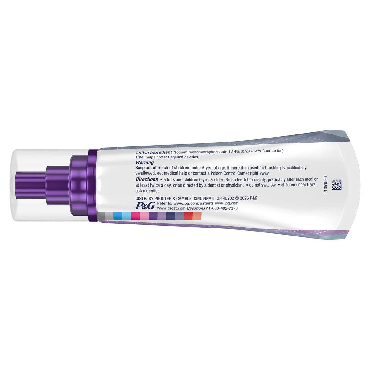Crest 3DWhite Brilliance Deep Stain Remover Dazzling Mint Toothpaste - Brighter Smile Before Client Meetings and Interviews