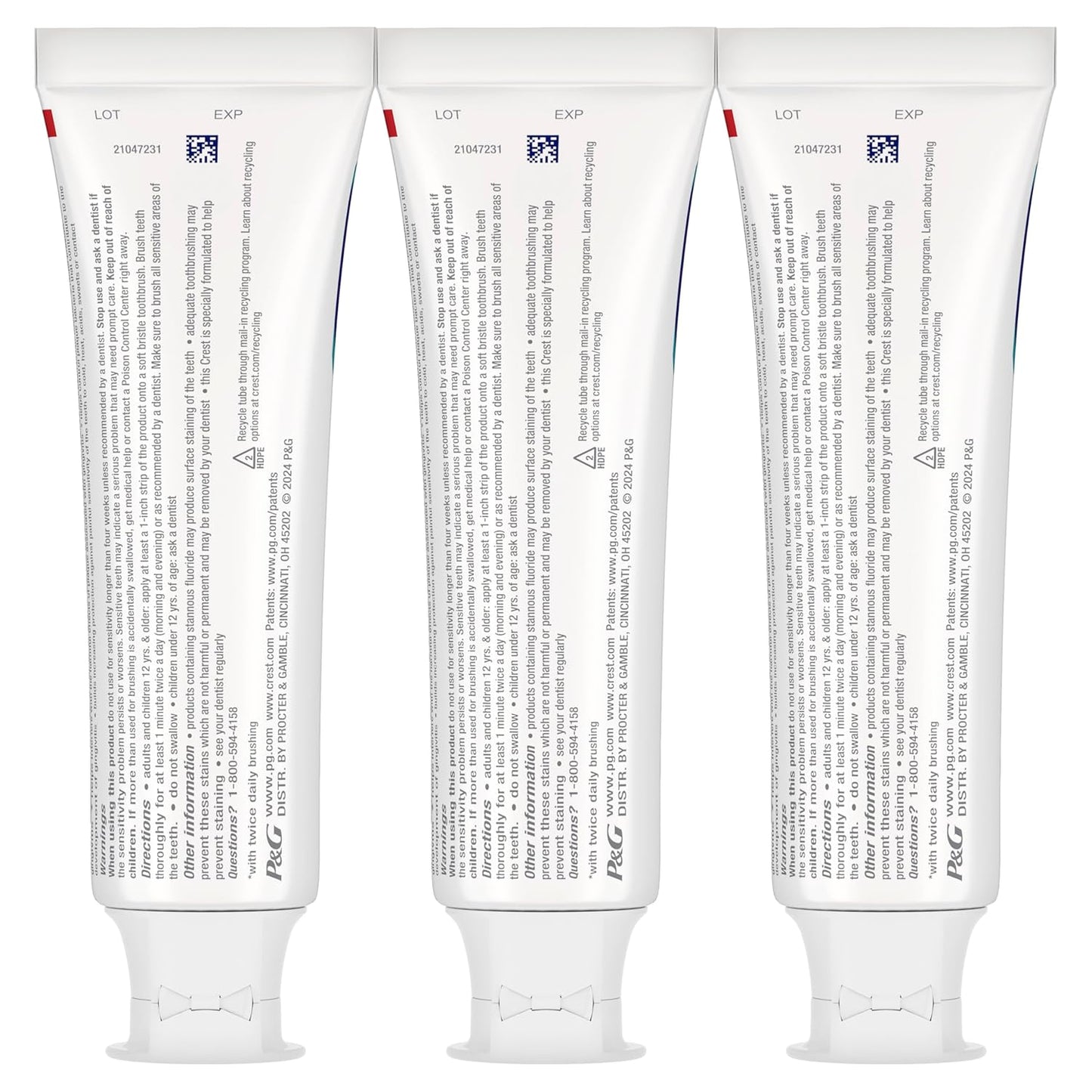 Crest Pro-Health Gum Detoxify Plus Toothpaste – Self-Care Gum Recovery, Triple Pack