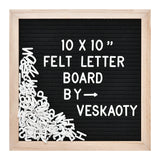 Veskaoty 10x10 Letter Board – Daily Focus Message Display for Desk and Office Wall