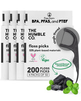 The Humble Co. BPA-Free Vegan Floss Picks — Trusted Dentist-Designed Hygiene for Wellness Households